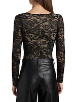 Alessia Lace V-Neck Bodysuit