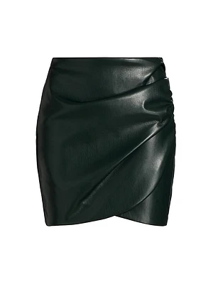 Shyann Faux Leather Miniskirt