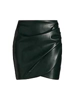 Shyann Faux Leather Miniskirt