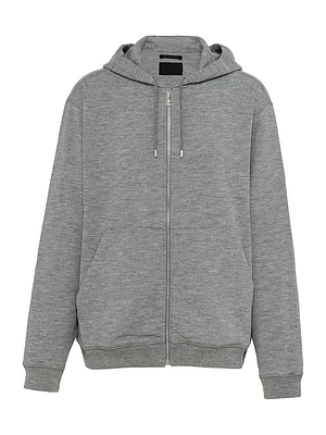 Cashmere Blend Cardigan Hoodie