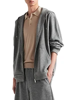 Cashmere Blend Cardigan Hoodie