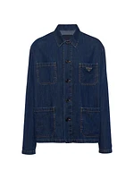 Light Denim Blouson Jacket