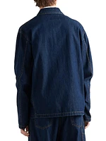 Light Denim Blouson Jacket