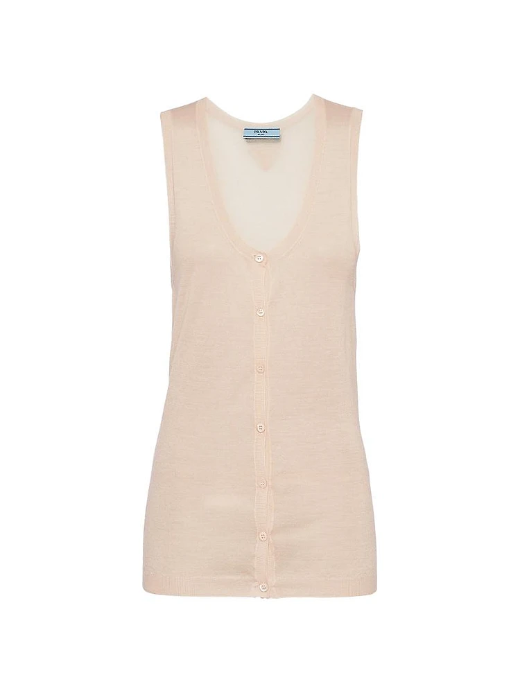 Cashmere and Silk Tank Top