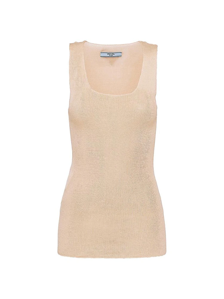 Cotton Knit Tank Top