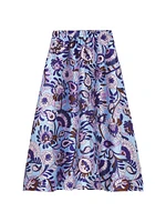 Mainline Autumn Paisley Midi Skirt