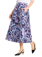 Mainline Autumn Paisley Midi Skirt