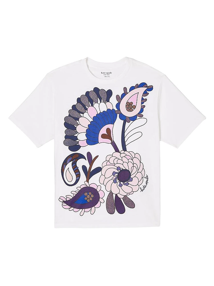 Casual Autumn Paisley T-Shirt