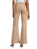 Leenah Coated Flared Pants