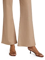 Leenah Coated Flared Pants