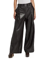 Jones Tie-Waist Wide-Leg Pants