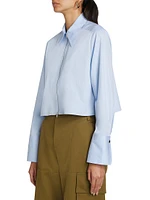 Jill Cotton Zip-Up Shirt