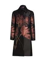 Jacquard Floral Long Jacket