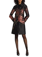 Jacquard Floral Long Jacket
