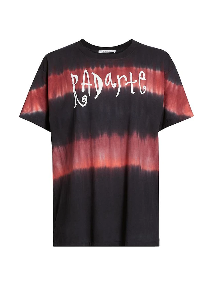 Beetlejuice II x Rodarte Logo Tie-Dye Cotton T-Shirt