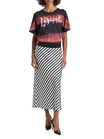 Beetlejuice II x Rodarte Logo Tie-Dye Cotton T-Shirt