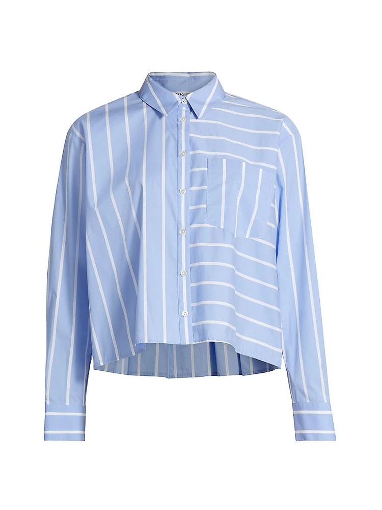 Kinley Striped Cotton-Blend Shirt