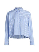 Kinley Striped Cotton-Blend Shirt