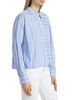 Kinley Striped Cotton-Blend Shirt