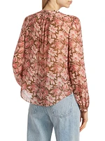 Ashlynn Floral Silk Blouse