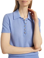 Brandt Cashmere Polo Top