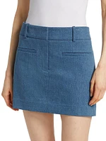 Elara Denim Miniskirt