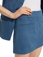 Elara Denim Miniskirt