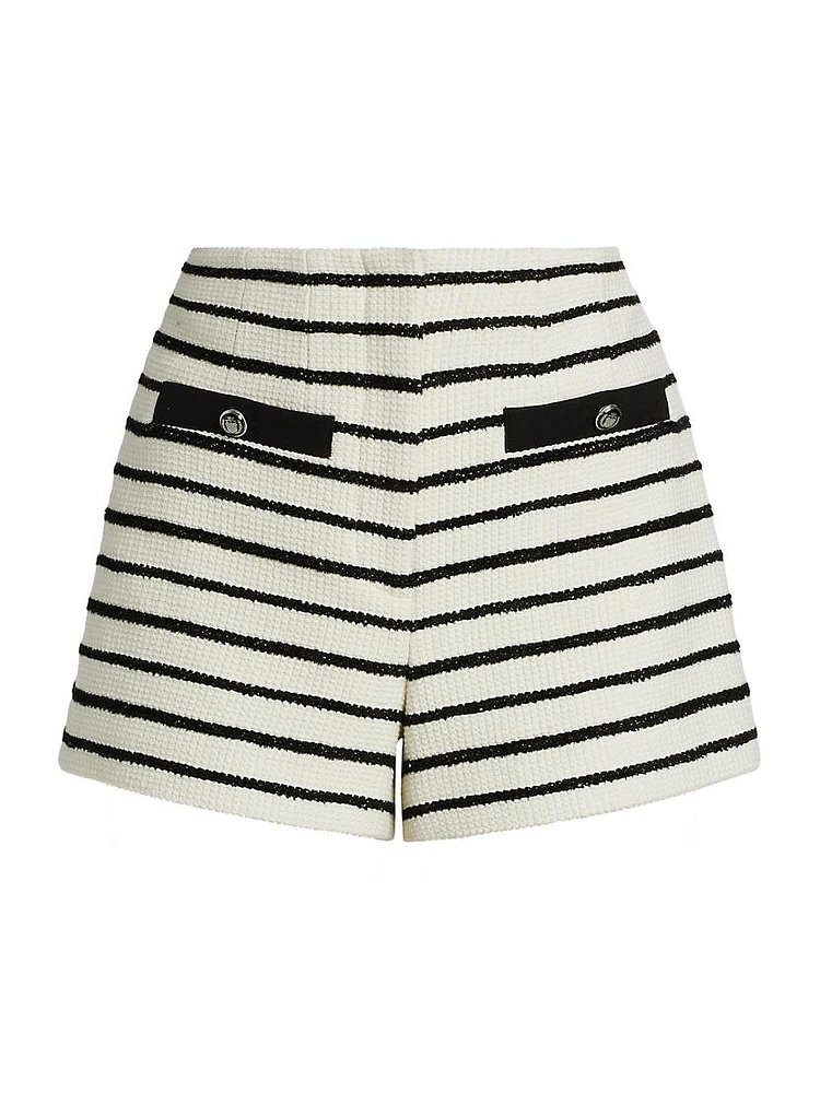 Gershwin Striped Knit Shorts