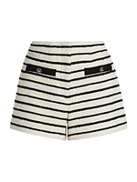 Gershwin Striped Knit Shorts