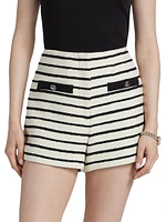 Gershwin Striped Knit Shorts