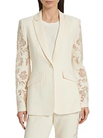 Cheyenne Paisley Embroidered Blazer