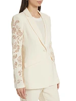 Cheyenne Paisley Embroidered Blazer