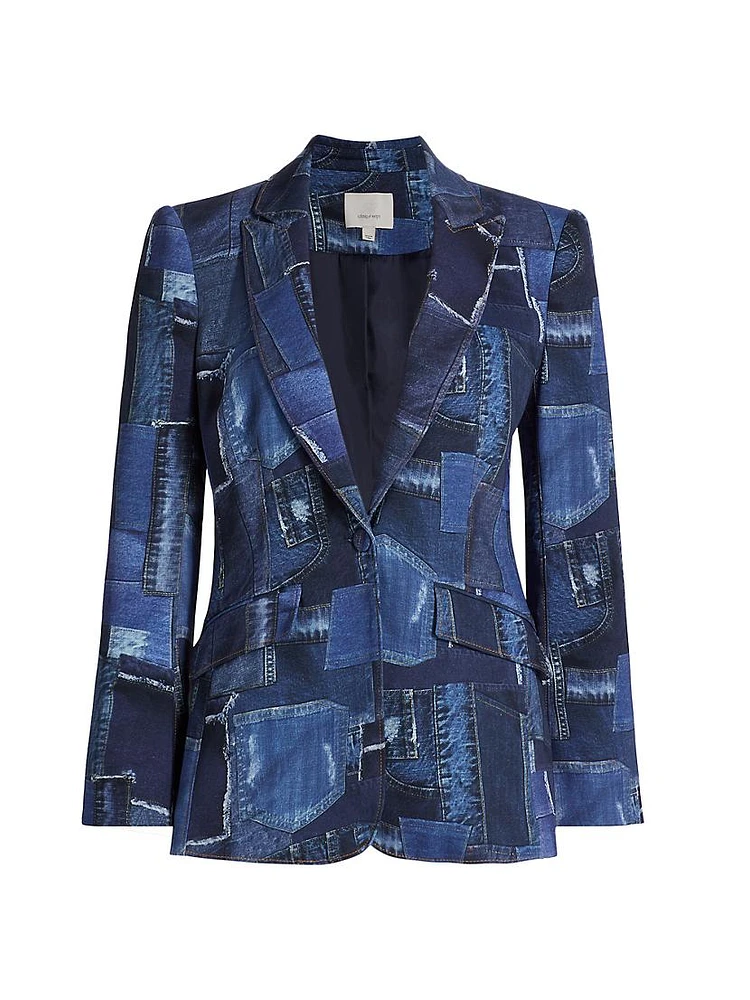 Cheyenne Photoreal Denim Blazer