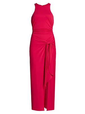 Andie Knotted Knit Maxi Dress