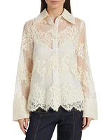 Missy Floral Lace Shirt