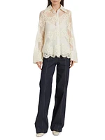 Missy Floral Lace Shirt