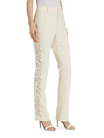 Kerry Paisley-Embroidered Pants