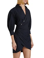 Macaulay Cotton-Blend Minii Shirtdress