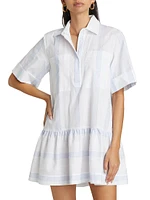 Cris Paneled Swing Shirtdress