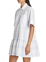 Cris Paneled Swing Shirtdress