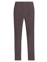 Pleated Straight-Fit Trousers