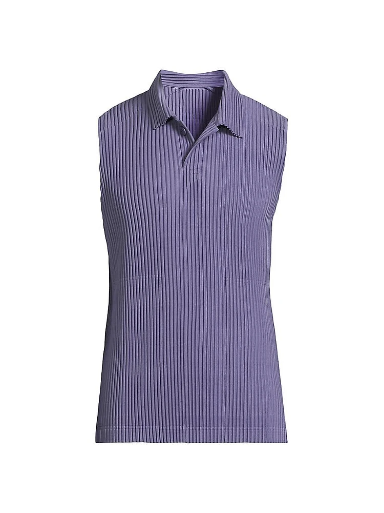 Monthly Colors: July Sleeveless Polo Shirt