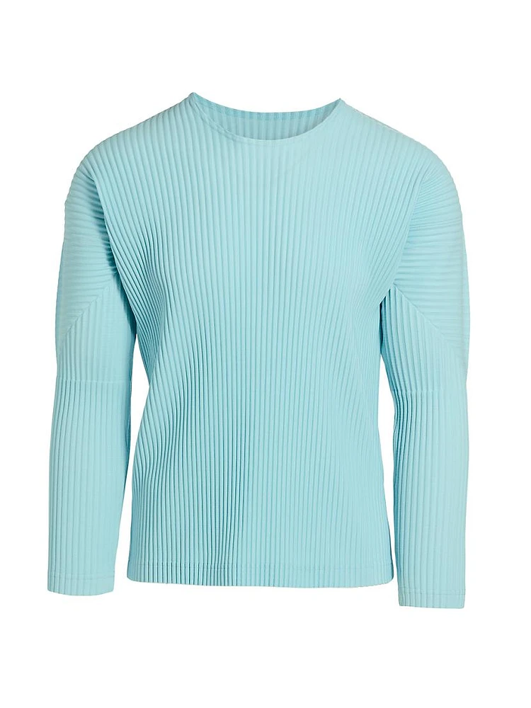September Pleated Crewneck T-Shirt