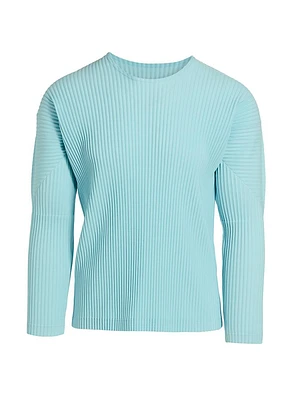September Pleated Crewneck T-Shirt