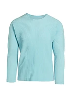 September Pleated Crewneck T-Shirt
