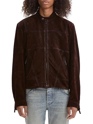 Sansone Suede Moto Jacket