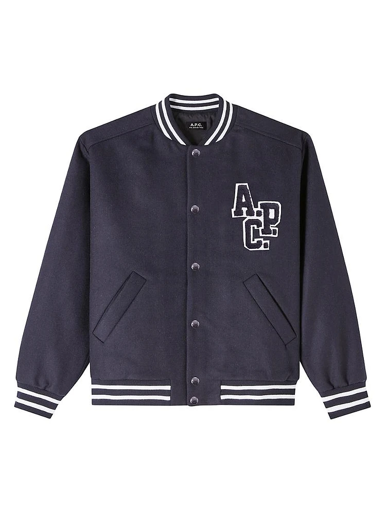 Micky Wool-Blend Varsity Jacket