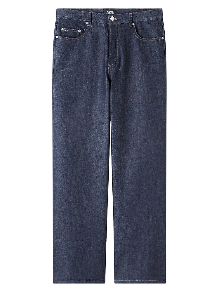 Aaron Stretch-Cotton Denim Relaxed-Fit Jeans