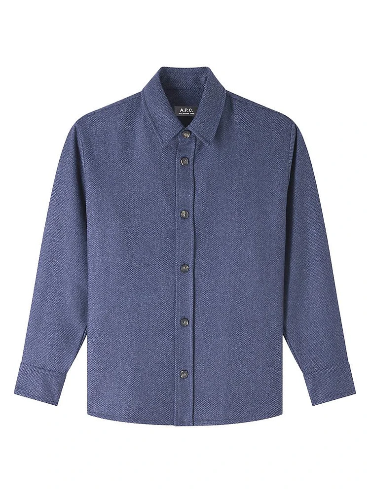 Bobby Woven Button-Front Shirt