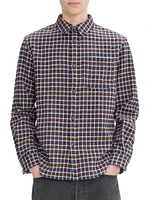 Trek Plaid Button-Front Shirt